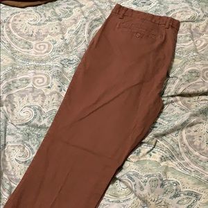 Old navy chinos 38x32 rust colored